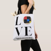 Tote Bag Amour | Montessori | Cube trinomial (De près)