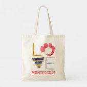 Tote Bag Amour Montessori Éducation Enseignant mathématique (Dos)