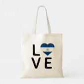 Tote Bag Amour - Nicaragua Drapeau (Dos)