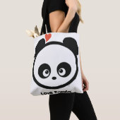 Tote Bag Amour Panda® (De près)