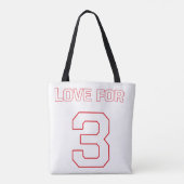 TOTE BAG AMOUR POUR 3 (Dos)