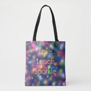 Tote Bag Amour, Rire, Éclairer Les Lumières De Bokeh
