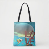 Tote Bag Amour sous-marin (Devant)