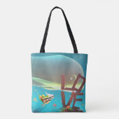 Tote Bag Amour sous-marin (Dos)