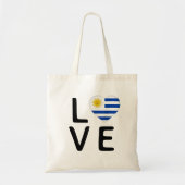 Tote Bag Amour - Uruguay Drapeau (Devant)