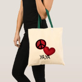 Tote Bag Amour YaYa de paix (Devant (produit))