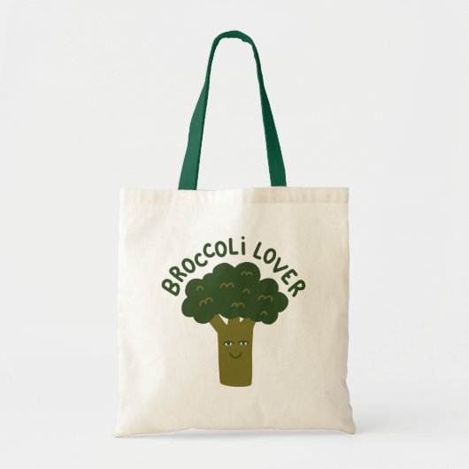 Tote Bag Amoureux de Brocoli (Devant)