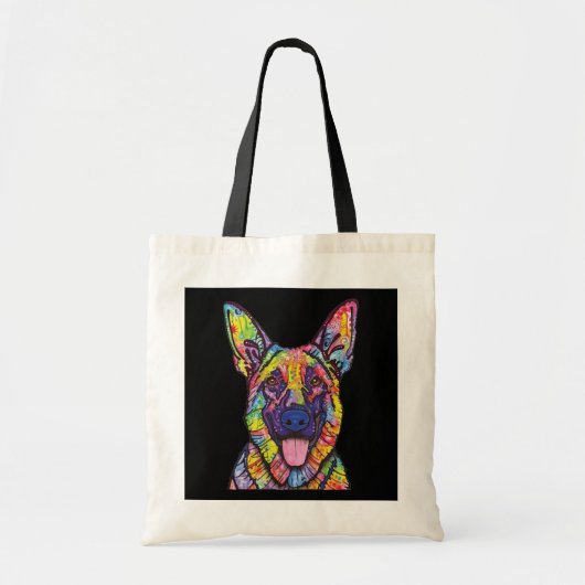 Tote Bag Amoureux de les chiens bergers allemands (Devant)