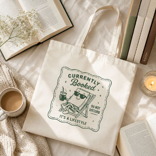 Tote Bag Amoureux de livres drôle Mignon Actuellement Réser