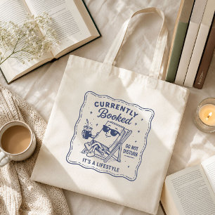 Tote Bag Amoureux de livres drôle Mignon Actuellement Réser