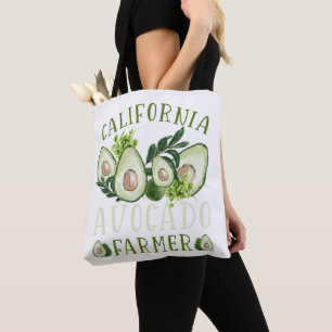 Tote Bag amoureux de nourriture végane et d'avocat
