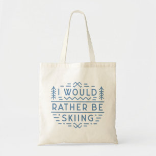 Tote Bag Amoureux de ski amusant skieurs skieurs esthétique