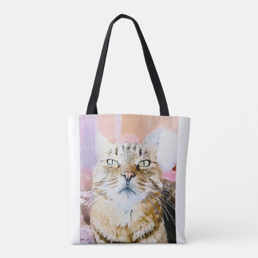 Tote Bag Amoureux des chats Fourre-tout (Dos)