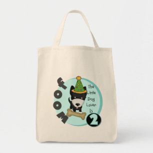 Tote Bag Amoureux des chiens 2e anniversaire Tshirts et cad