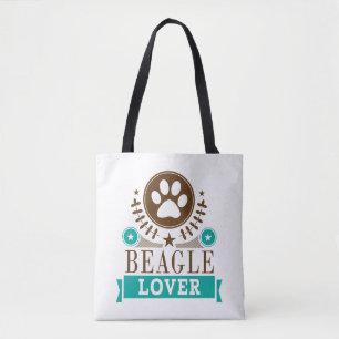 Tote Bag Amoureux des chiens beagle