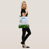 Tote Bag Amoureux des chiens dalmate sortant (Sur le modèle)