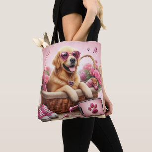 Tote Bag Amoureux des chiens Empreinte de patte personnalis