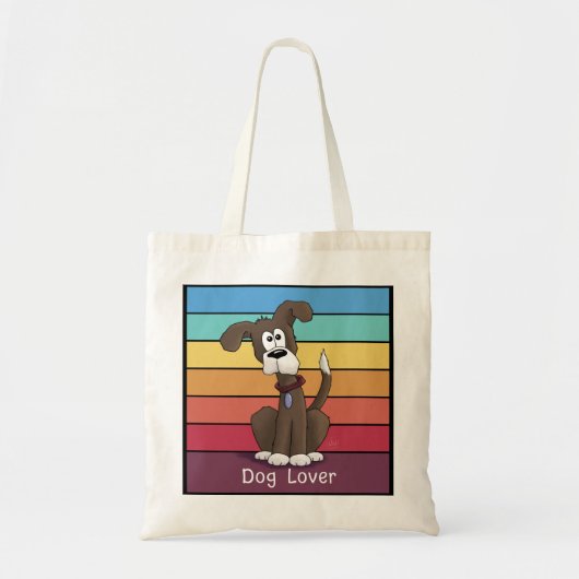 Tote Bag Amoureux des chiens festif fourre-tout (Devant)