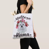 Tote Bag Amoureux des chiens| Flore de mauves-souris maltai (De près)