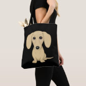 Tote Bag Amoureux des chiens Wiener Dachshund à courte tail (De près)