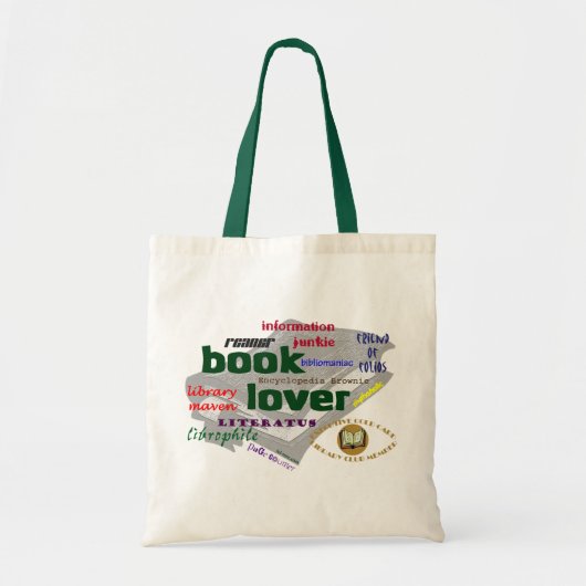 Tote Bag Amoureux des livres (Devant)