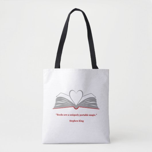 Tote Bag amoureux des livres (Devant)