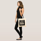 Tote Bag Amoureux du Tricot drôle (Devant (modèle))
