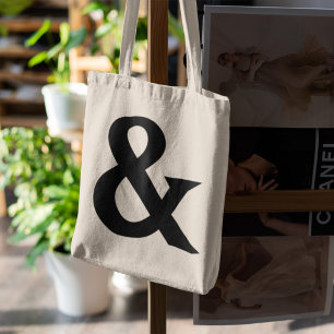 Tote Bag Ampersand   Et Symbole Moderne Minimaliste Simple