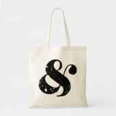 Tote Bag Ampersand noir (Devant)