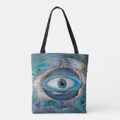 Tote Bag Amulet de l'oeil malin Agression et or (Dos)