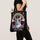 Tote Bag Amusant Ally Ca Pride Lunettes de soleil Gay pride (De près)