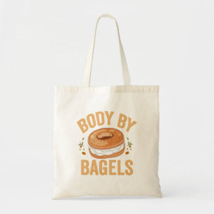 Tote Bag Amusant amateur de bagel juif Humour culinaire Han
