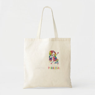 Tote Bag Amusant Avocat Paralegal Dabbing Unicorn Droit F