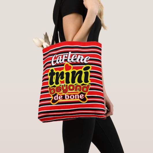 Tote Bag Amusant et drôle Trini Beyond De Bone (De près)