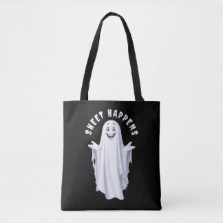 Tote Bag Amusant Fantôme Heureux