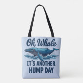 Tote Bag Amusant jeu de baleines "Oh Whale" Conception de l (Dos)