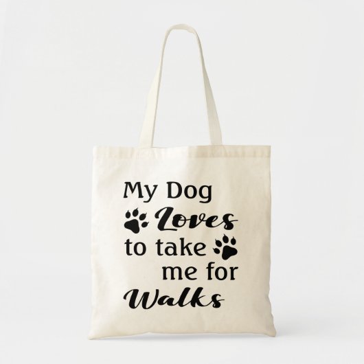 Tote Bag Amusant Lover chien (Devant)