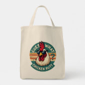 Tote Bag Amusant Retro Beurre De Poulet Conception De Plais (Dos)