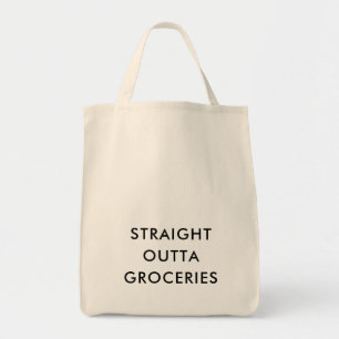 Tote Bag Amusant TOUT DROIT SORTI DES PRODUITS ALIMENTAIRES