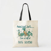 Tote Bag Amusante nouvelle grande soeur Légume (Devant)