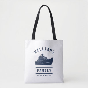 Tote Bag Amusants Famille Réunion Été Vacances Sea Cruise N