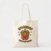Tote Bag Amusement de vendredi : Fête Heure Potato Fries (Devant)