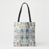 Tote Bag Amusement estival Ocean Spray Splatter Art Abstrai (Devant)