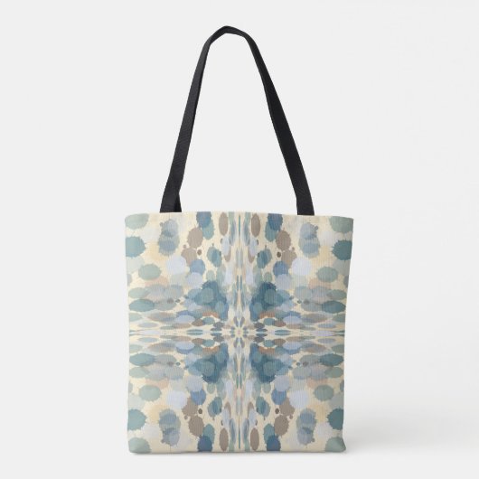 Tote Bag Amusement estival Ocean Spray Splatter Art Abstrai (Dos)