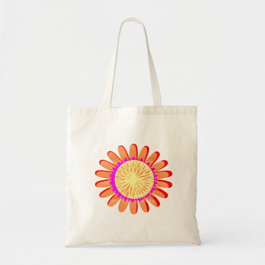 Tote Bag AMUSEMENT HEUREUX de la fleur NVN285 de Chakra du (Devant)
