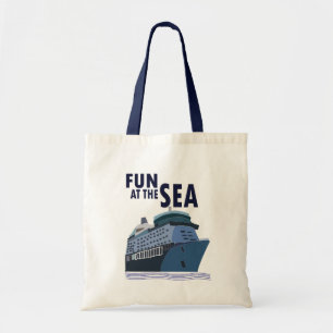 Tote Bag Amusement Sur Le Bateau De Croisière En Mer