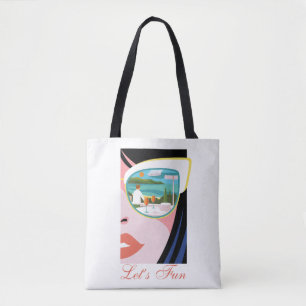 Tote Bag Amusons-nous - Le Lotus Blanc