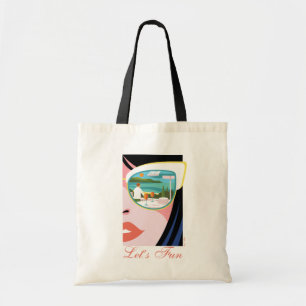 Tote Bag Amusons-nous - Le Lotus Blanc