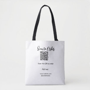 Tote Bag Analyser pour commander analyser le code QR ajoute