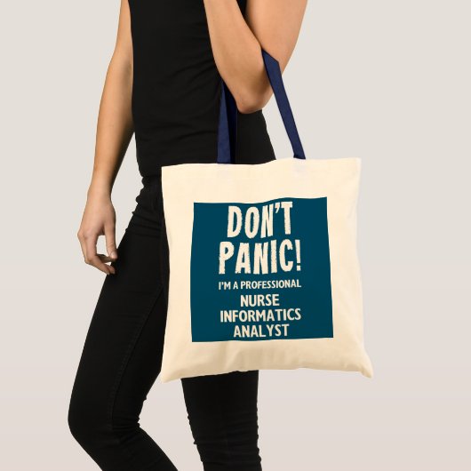Tote Bag Analyste en informatique infirmière (Devant (produit))